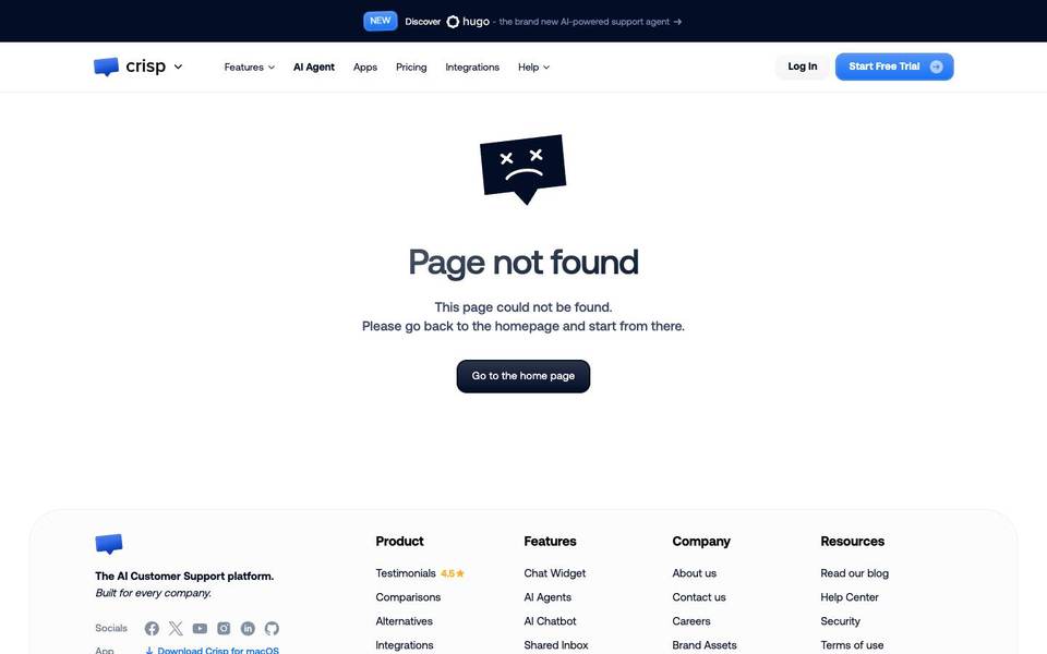 Crisp knowledge base screenshot