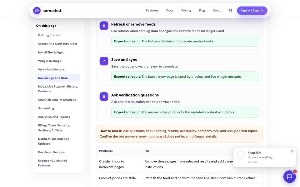 CRM Software Pro inbox documentation screenshot